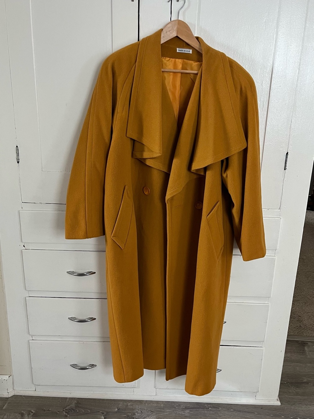 Vintage Amber Wool Coat 16